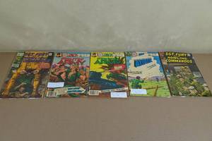 lot 41 image: 4 Vintage War Theme Comics