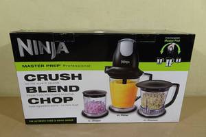 lot 144 image: Ninja Master Prep BlenderFood Processor