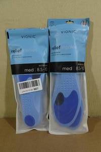 lot 148 image: 2 Vionic Relief Insoles -Womens Medium