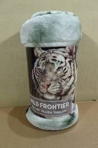 lot 165 image: Wild Frontier Plush Throw Blanket 50x60