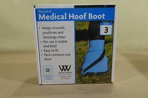 lot 188 image: Woof Wear Reusable Medical Hoof Boot -Size 3