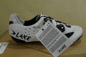 lot 214 image: Lake Cycling CX 238 Road Shoe with Double Boa System -Size 10.5W