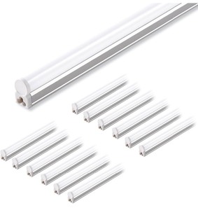 lot 4 image: 12-Pack Barrina 4 LED T5 Shop Lights