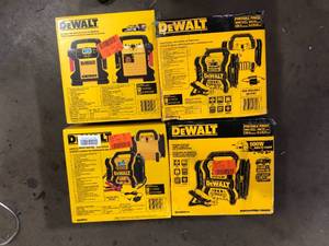 Lot of Assorted Dewalt Portable Power Stations Various Models and Conditions   Customer Returns See Pictures