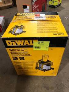 DEWALT Dust Separator with 10 Gal. Stainless Steel Tank    Customer Returns See Pictures