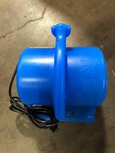 B-Air 14 HP Air Mover Blower Fan for Water Damage Restoration Carpet Dryer Floor Home and Plumbing Use in Blue     Customer Returns See Pictures