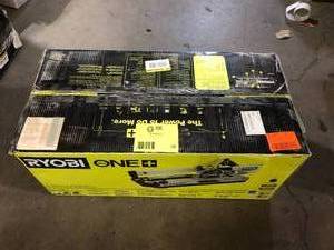 RYOBI ONE 18V 5.5in. Cordless Flooring Saw with Blade (Tool Only)  Customer Returns See Pictures