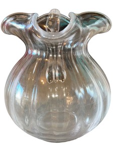 lot 21 image: Tiffany & Co. Glass Pitcher