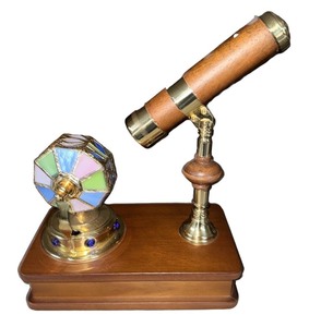 lot 39 image: Vintage San Francisco Music Box Co Unchained Melody Kaleidoscope Music Box