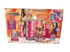 lot 114 image: New HANNAH MONTANA In Concert STAGE PLAYSET Plays MUSIC Lights PLAY ALONG Jaxx