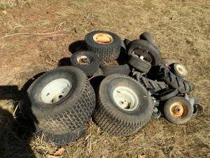 Pile of Used Tires