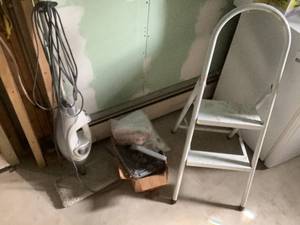 Step Ladder and Steamer