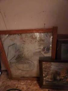 Paintings and Mirror