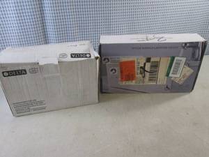 lot 168 image: (BSB) 2 Bathroom Faucets Chrome Delta and Satin Other - Open Box