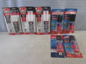 lot 174 image: (BSB) J-B Weld and Loctite Epoxy...