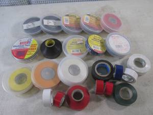 lot 184 image: (BSB) Assorted Colored Electrical Tape