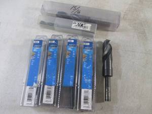 lot 187 image: (EC1) Large Drill Bits 58 to 1