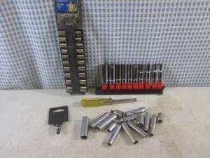 lot 188 image: (EC1) Assorted 14 Drive Sockets