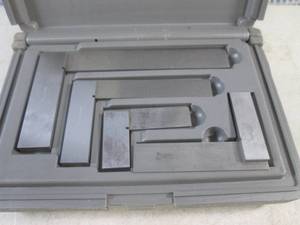 lot 191 image: (BSB) Brown & Sharpe Precision Steel Square Set