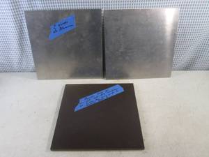 lot 203 image: (G-1) Phenolic Sheet Plate 12 x 12 x 38 and 2 Aluminum Sheets 12 x 12 x .080