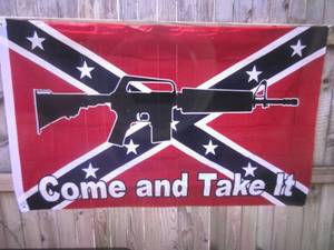 lot 216 image: (EC1) 3 ft x 5 ft Come And Take It Flag