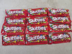lot 255 image: (B-1) 12 Bags Original Skittles Past Date