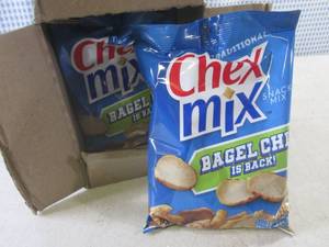 lot 259 image: (C(C-1) 8 Bags Traditional Chex Mix Snack Mix Past Date