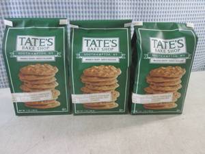 lot 263 image: (B-2) 3 Bags Tates Bake Shop White Chocolate Macadamia Nut Cookies Past Date