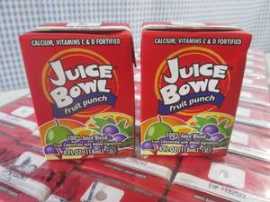 lot 265 image: (EC2) Case of 44 Juice Bowl Fruit Punch Juice Boxes 4oz&nbspBest&nbspBy 02252023