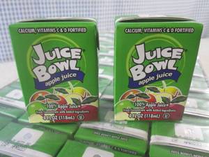 lot 269 image: (EC2) Case of 44 Juice Bowl Apple Juice Juice Boxes 4oz&nbspBest&nbspBy 04022023
