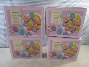 lot 282 image: (F-0) 4 Easter Eggs Sugar Cookie Kits Past Date