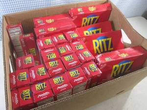 lot 287 image: (EC2) Assorted Boxes of Ritz Crackers Past Date