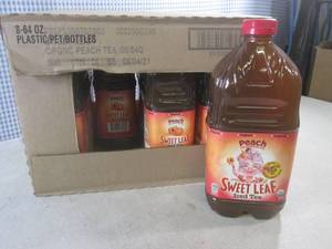 lot 295 image: (B-1) Case of 8 Organic Sweet Leaf Iced Tea 2 Qt&nbspBest&nbspBy 08042021