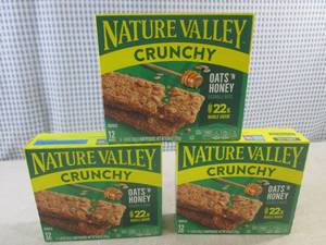 lot 326 image: (B-3) 3 Boxes of Nature Valley Crunchy Oats N Honey Granola Bars Best by May 2024
