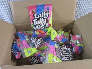 lot 335 image: (C-1) 12 Bags Laffy Taffy Laff Bites Candy 3oz Past Date