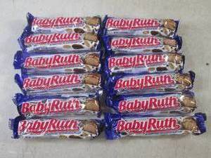 lot 359 image: (B-2) 12 Baby Ruth Candy Bars Past Date
