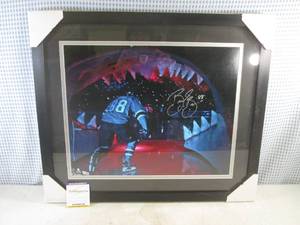 lot 2 image: (D-4) Framed and Autographed Brent Burns San Jose Sharks Photo with TSE COA 26 x 22