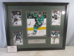 lot 6 image: (D-4) Framed and Autographed Jamie Benn Dallas Stars Photos with Fanatics Authentic Hologram Verification 25 14 x 19 34