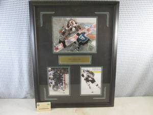 lot 7 image: (D-4) Framed and Autographed Joe Thornton San Jose Sharks Photos with Steiner COA 25 14 x 19 34
