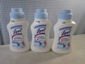 lot 36 image: (CS) 3 Bottles Lysol Laundry Sanitizer 41oz