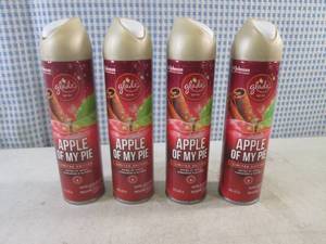 lot 41 image: (BSB) 4 Cans Glade Apple Of My Pie Air Freshener Spray 8oz