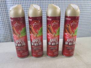 lot 42 image: (BSB) 4 Cans Glade Apple Of My Pie Air Freshener Spray 8oz