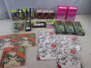 lot 101 image: (BS) Makeup, Makeup Brushes ans Spoges, Eye Lashes, Face Gems and Stickers and Liners