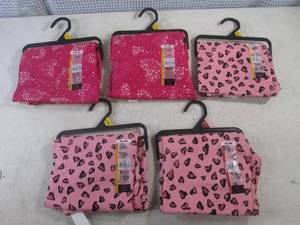 lot 109 image: (BS) 5 Ankle Length Leggings 4 Size Large (11-13) 1 Size Medium (7-9) New with Tags