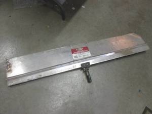lot 134 image: (F-3) Hyde Stiff 48 x 9 Aluminum Paint Spray Shield - Used