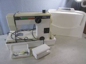 lot 142 image: (G-1) Vintage Elnita 150 Sewing Machine with Case
