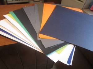 lot 44 image: (DLR) Assorted Color Poster Board Approx 40 - 22 x 28