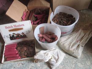lot 95 image: (UR2) Large Amount of Pennies - Take Your Best Guess
