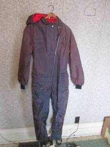 lot 98 image: (UR3) Vintage Ski-Doo Bombarddier Snow Suit with Hood Not Seeing a Size See Photos