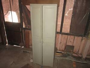 lot 102 image: (P) Plastic Cabinet with Contents 70 12 H x 25 12 W x 18 D